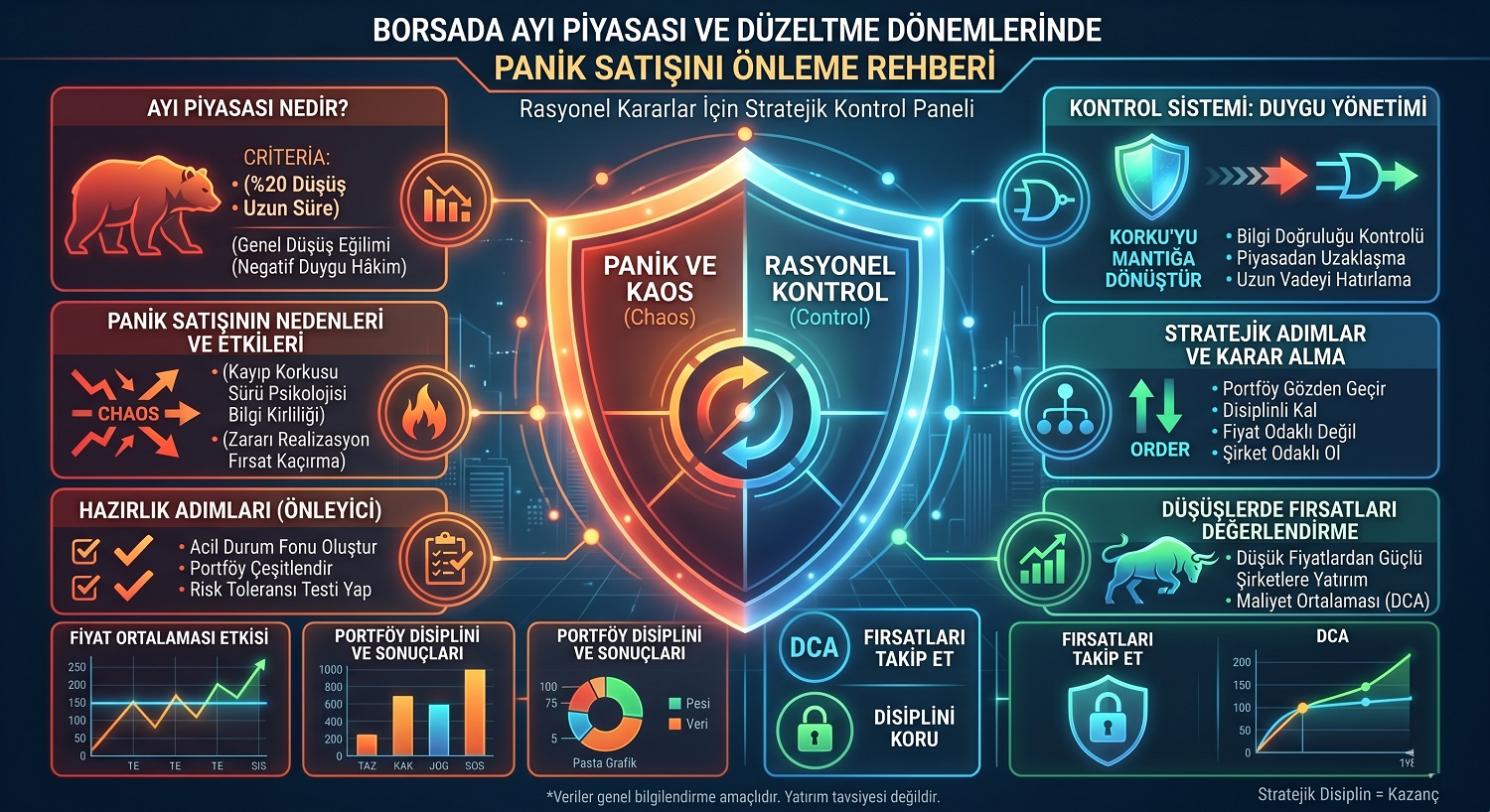 Borsada Ayı Piyasası (Bear Market) ve Düzeltme Dönemlerinde Panik Satışını Önleme