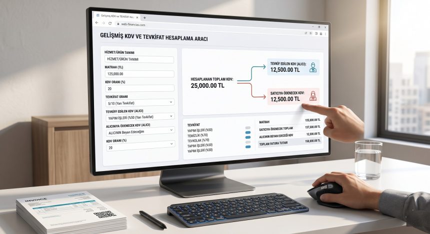 Gelişmiş KDV ve Tevkifat Hesaplama Aracı
