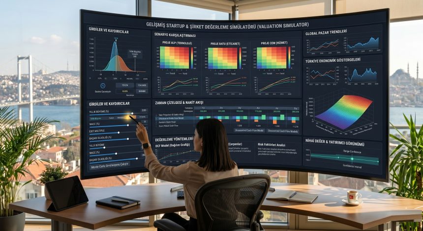 Gelişmiş Startup & Şirket Değerleme (Valuation) Simülatörü