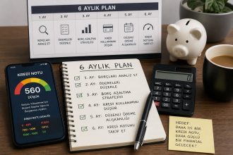 Kredi notu düşük olanların banka sicilini düzeltmesi için uygulaması gereken 6 aylık plan