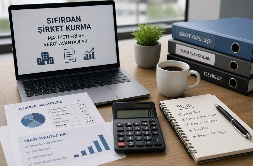 Sıfırdan Şirket Kurma Maliyetleri ve Vergi Avantajları