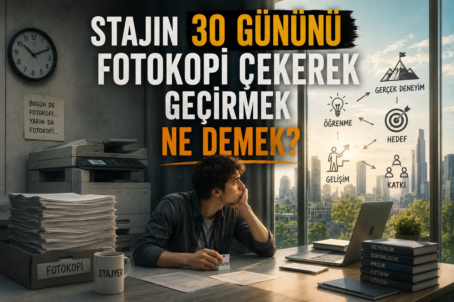 Stajın 30 Gününü Fotokopi Çekerek Geçirmek Ne Demek?