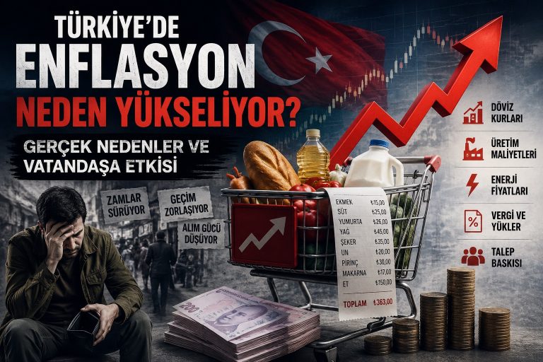 Türkiye'de Enflasyon Neden Yükseliyor? Gerçek Nedenler ve Vatandaşa Etkisi